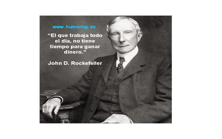 el que trabaja no gana dinero