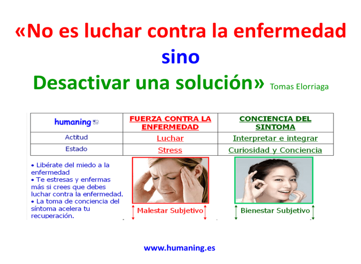 no es luchar sino desactivar solución